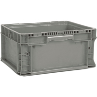 StakPak Plus 4845 System Containers, 7-2/5" W x 12" D x 5" H, Grey Duraquip Inc
