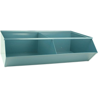 Sectional Bin Units, 100 lbs. Cap., 37" W x 24" D x 11" H, Blue Duraquip Inc