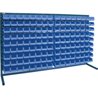Rayonnage &agrave; persienne avec bacs, 144 bacs, 72" la x 15" p x 40" h Duraquip Inc