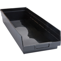 Recycled Shelf Bins, 8-1/8" W x 23-5/8" D x 4" H, 50 lbs. Capacity Duraquip Inc