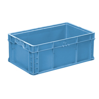 StakPak Plus 4845 System Containers, 15" W x 24" D x 9.5" H, Royal Blue Duraquip Inc
