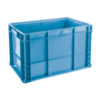 StakPak Plus 4845 System Containers, 15" W x 24" D x 14.5" H, Royal Blue Duraquip Inc