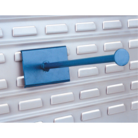 Stationary Bin Racks - Accessories for Louvered Panels CC166 | Duraquip Inc