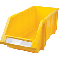 Bac empilable & &agrave; suspendre, 7-7/8" la, 7" h x 17-11/16" p, Jaune Duraquip Inc