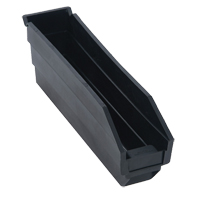 Recycled Shelf Bin, 11-5/8" W x 2-3/4" D x 4" H, 8 lbs. Capacity Duraquip Inc