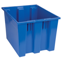 Stack & Nest Totes, 13" x 19.5" x 15.5", Blue Duraquip Inc