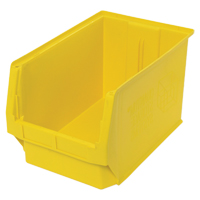 Giant Stacking Containers, 12.375" W x 19.75" D x 11.875" H, Yellow Duraquip Inc