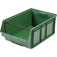 Giant Stacking Containers, 18.375" W x 29" D x 11.875" H, Green Duraquip Inc