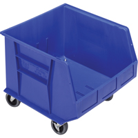 Bac mobile, 14" ha x 16-1/2" la x 18" p, Capacit&eacute; de 75 lb, Bleu Duraquip Inc