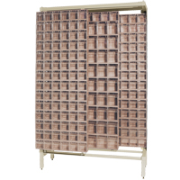 Free-Standing Tip-Out Bins Slider System, 48" W x 18" D x 77" H, 303 Drawers Duraquip Inc