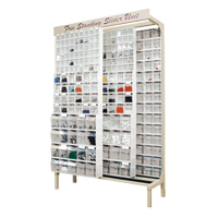 Free-Standing Tip-Out Bins Slider System, 48" W x 18" D x 77" H, 112 Drawers Duraquip Inc