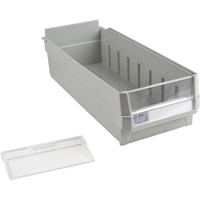 Replacement Drawer for KPC-HD Heavy-Duty Parts Cabinets, Plastic, 6-1/2" W x 14-4/5" D x 4" H, Grey Duraquip Inc