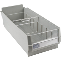 Replacement Drawer for KPC-HD Heavy-Duty Parts Cabinets, Plastic, 6-1/2" W x 14-4/5" D x 4" H, Grey Duraquip Inc