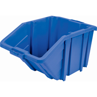 Bac g&eacute;ant en plastique, 15-1/2" la x 13" H x 25" p, Bleu, Capacit&eacute; 200 lb Duraquip Inc