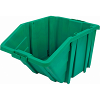 Bac g&eacute;ant en plastique, 15-1/2" la x 13" H x 25" p, Vert, Capacit&eacute; 200 lb Duraquip Inc