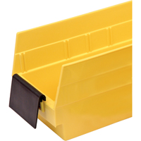 Bacs de rangement pour tablettes - Porte-étiquettes de forme allongée CF398 | Duraquip Inc