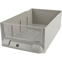 Replacement Drawer for KPC-200 Parts Cabinets, Plastic, 5-3/8" W x 9-13/16" D x 3-3/10" H, Grey Duraquip Inc