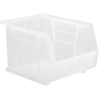 Clear-View Ultra Stack & Hang Bin, 8-1/4" W x 7" H x 10-3/4" D, Clear Duraquip Inc