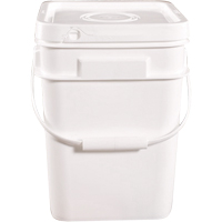 Square Pail, Plastic, 4 gal. Duraquip Inc