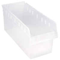 Bacs pour &eacute;tag&egrave;re Store-Max, 8-3/8" la x 8" H x 17-7/8" p, Transparent, Capacit&eacute; 56 lb Duraquip Inc