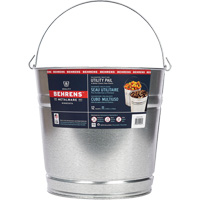 Pail, Galvanized Steel, 11 L Duraquip Inc