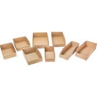 Boîtes profondes en carton ondul&eacute;, 11-3/4" la x 17-1/4" p x 4-1/2" h, Beige Duraquip Inc