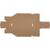 Boîtes profondes en carton ondul&eacute;, 3-3/4" la x 11-1/4" p x 4-1/2" h, Beige Duraquip Inc