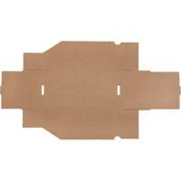Boîtes profondes en carton ondul&eacute;, 5-3/4" la x 11-1/4" p x 4-1/2" h, Beige Duraquip Inc