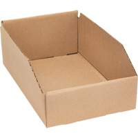 Boîtes profondes en carton ondul&eacute;, 7-5/8" la x 11-5/16" p x 4-1/2" h, Beige Duraquip Inc