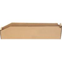Boîtes profondes en carton ondul&eacute;, 2-7/8" la x 17-1/4" p x 4-1/2" h, Beige Duraquip Inc