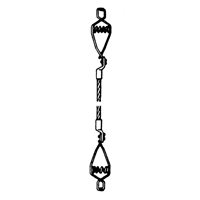 Light-Duty Bonding & Grounding Wire Assemblies - Two Alligator Clips Duraquip Inc