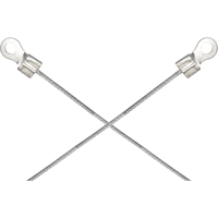 Assemblages l&eacute;gers de cables de masse et de mise &agrave; la terre - Deux raccordements a/borne d'extr&eacute;mit&eacute; de 1/4" Duraquip Inc