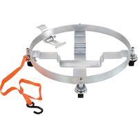 Chariots &agrave; inclinaison pour baril, Acier, Capacit&eacute;e 1200 lb, Diam&egrave;tre 23-1/2", Roue en Fonte Duraquip Inc