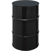 Steel Drums, 55 US gal (45 imp. gal.), Unlined, Black, Closed Top, 1A1/X1.8/300, 20 Gauge Duraquip Inc