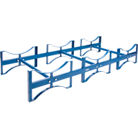 Drum Stacking Rack, 3 Drums, 2400 lbs. Capacity, 71-1/2" W x 30" D x 12-1/2" H Duraquip Inc