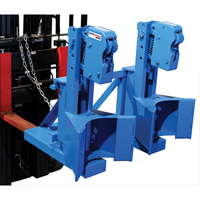 Manipulateur de barils MORSPEED 1500 pour chariot &eacute;l&eacute;vateur, Pour 55 gal. US (45 gal. imp.) Duraquip Inc