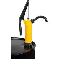 Pompe &agrave; baril de type levier, Polypropyl&egrave;ne, 14 oz/course, Pour barils de 5-55 gal. Duraquip Inc