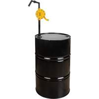 Pompe rotative pour baril, Polypropyl&egrave;ne, Pour capacit&eacute; 15 - 55 gal. US, 8 oz/course Duraquip Inc