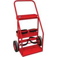 Hot Works Fire Prevention Cart, Semi-Pneumatic Wheels, 17.75" W x 8.9" L Base, 100 lbs. Duraquip Inc