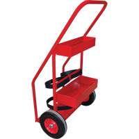 Hot Works Fire Prevention Cart, Semi-Pneumatic Wheels, 17.75" W x 8.9" L Base, 100 lbs. Duraquip Inc