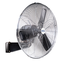 Non-Oscillating Wall Fan, Industrial, 2 Speed, 30" Diameter Duraquip Inc
