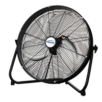 High Velocity Floor Fan, 3 Speeds, 20" Diameter Duraquip Inc