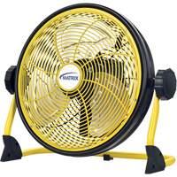 Rechargeable Indoor/Outdoor Fan with USB port, Variable Speeds, 12" Diameter Duraquip Inc