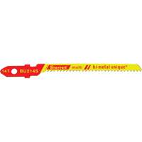 Lames pour scie sauteuse Unified Shank, Bim&eacute;tal, 2" lo, 14 dents par pouce Duraquip Inc