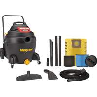 Aspirateur industriel, Secs-humides, 3 CV, 16 gal. US (60,6 litres) Duraquip Inc