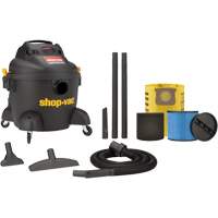 Aspirateur d'atelier s&eacute;rie entrepreneur, Secs-humides, 3,5 CV, 6 gal. US (22,7 litres) Duraquip Inc