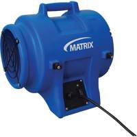8" Air Blower with 25' Ducting & Canister, 1/4 HP, 816 CFM, Explosion Proof EB538 | Duraquip Inc