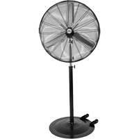 Oscillating Pedestal Fan with Casters, Industrial, 3 Speed, 30" Diameter Duraquip Inc