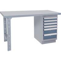 &eacute;tabli pr&eacute;conçu, 72" la x 36" p x 34" h, Capacit&eacute; 2500 lb Duraquip Inc
