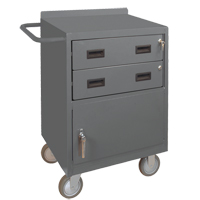Armoire d'&eacute;tabli mobile, Acier Surface Duraquip Inc
